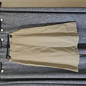 Woolrich A-line khaki skirt women's size 12